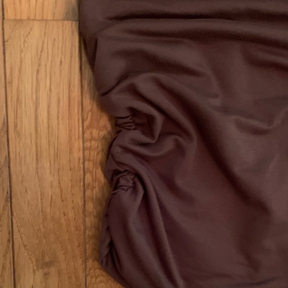 Stylish One-Shoulder Top (Chocolate Brown) - Picture 12 of 12